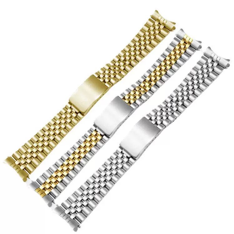 Silver Stainless Steel Universal Watch Strap