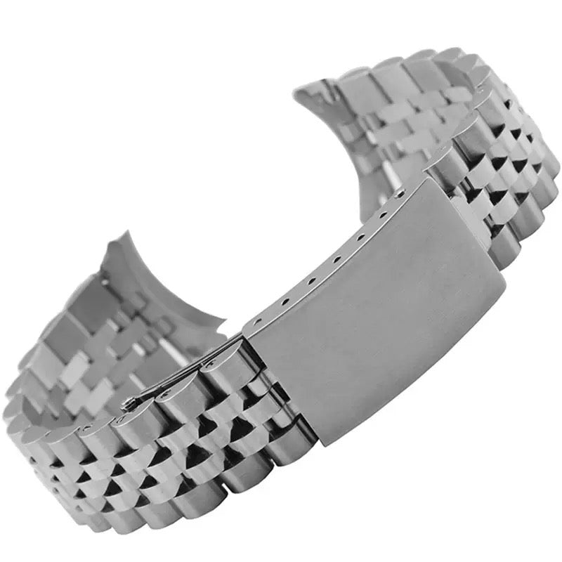Silver Stainless Steel Universal Watch Strap